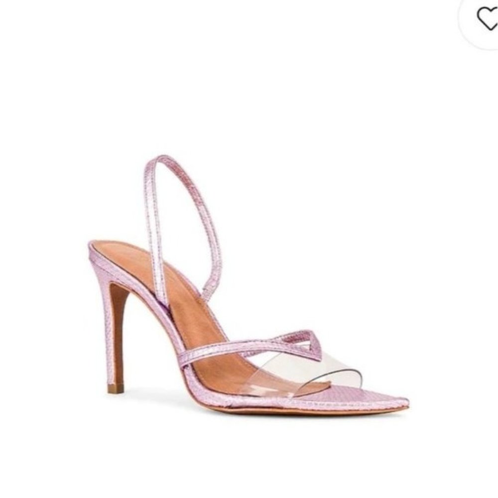 Raye Sheer Heel in Pink